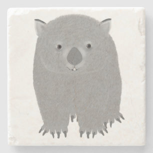 Posavasos De Piedra Coaster de Piedra Wombat