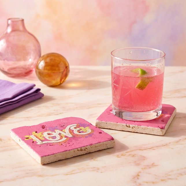 Posavasos De Piedra Coaster Piedra AMOR (Subido por el creador)