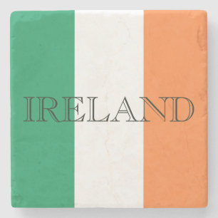 Posavasos De Piedra Coasterisco irlandés de bandera irlandesa