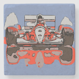 POSAVASOS DE PIEDRA COCHE DE RAZA - MAESTRO DE LLUVIA