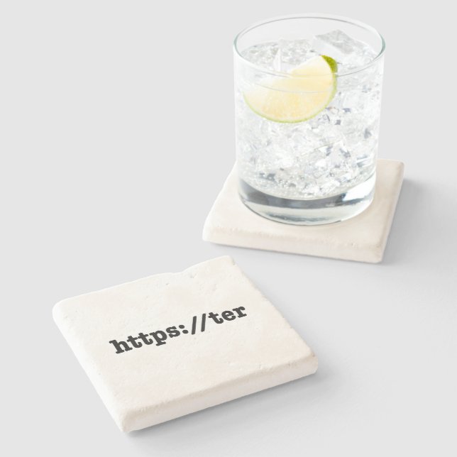 Posavasos De Piedra código https://ter (Lateral)