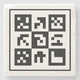 Posavasos De Piedra código qr