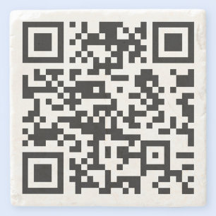 Posavasos De Piedra Código QR creado al instante (introduciendo su URL