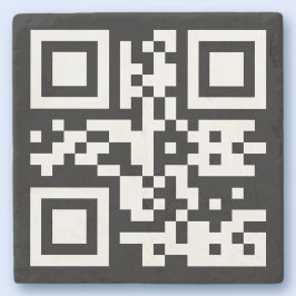 Posavasos De Piedra Código QR creado al instante (introduciendo su URL