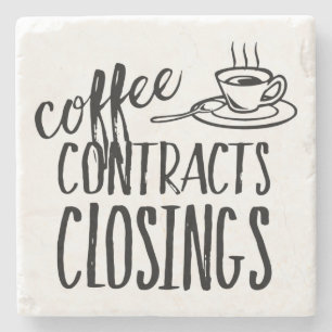 Posavasos De Piedra Coffee Contracts Closings Real Estate Agent