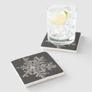 Posavasos De Piedra Cojin de mármol copo de nieve