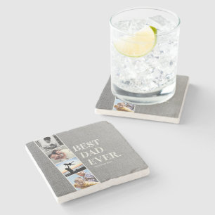 Posavasos De Piedra Collage de fotos moderno de tira de película mejo