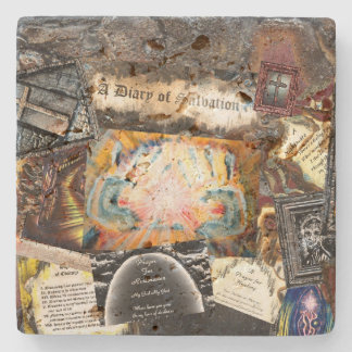 Posavasos De Piedra Collage de ruta de vida