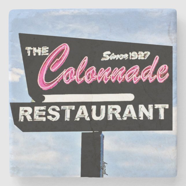 Posavasos De Piedra Colonnade, Atlanta, Coasters, Restaurant (Anverso)