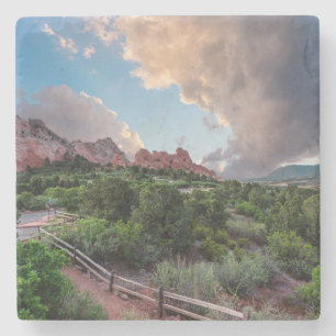 Posavasos De Piedra Colorado Sleeping Gigante Sunrise Stone Coaster