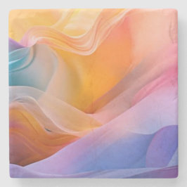 Posavasos De Piedra Colores abstractos