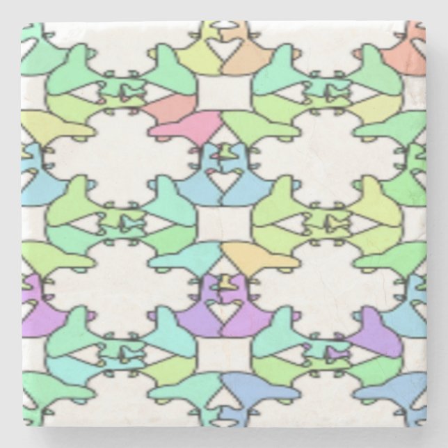 POSAVASOS DE PIEDRA COLORES PASTEL (Anverso)