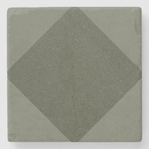 Posavasos de Piedra con Diamante de Musgo Rústico 