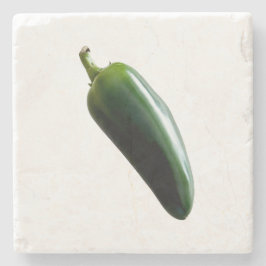 Posavasos de Piedra con Pimiento Jalapeño