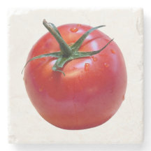 Posavasos de Piedra con Tomate Maduro