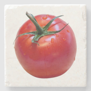 Posavasos de Piedra con Tomate Maduro