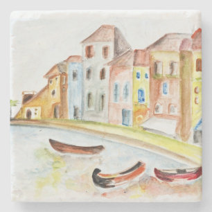 Posavasos De Piedra Concepto de Venecia