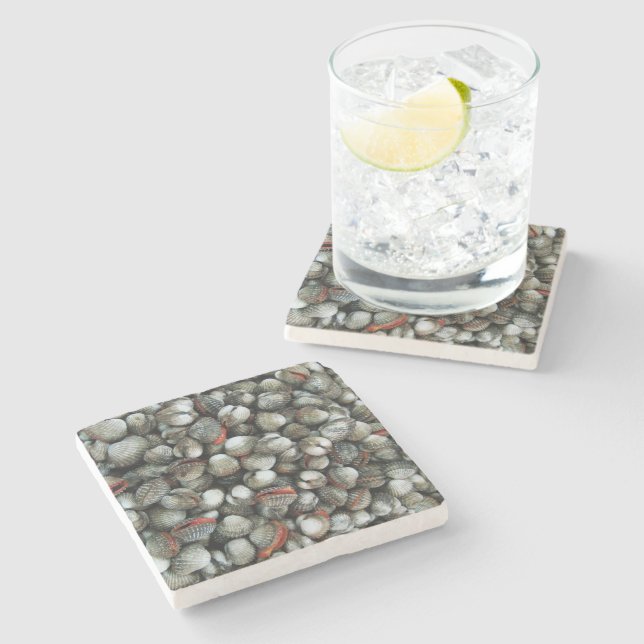 Posavasos De Piedra Conchas de cucarachas de sangre (Lateral)