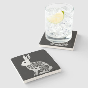 Posavasos De Piedra Conejo de Pascua