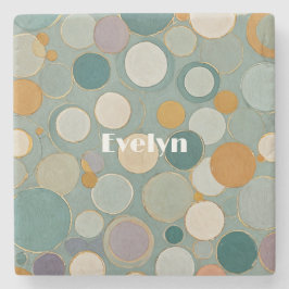 Posavasos De Piedra Confetti Currents