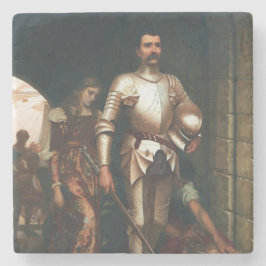 Posavasos De Piedra Conquista (Triunfo del Caballero Medieval)