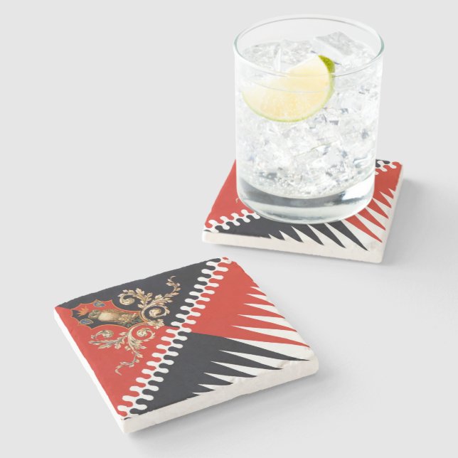 Posavasos De Piedra Contrada Priora della Civetta (búho) Palio di Sien (Lateral)