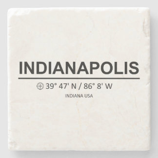 Posavasos De Piedra Coordina Indianápolis