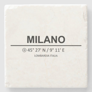Posavasos De Piedra Coordina Milano
