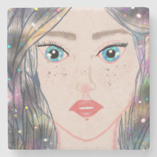 Posavasos De Piedra Copas de princesa cósmicas