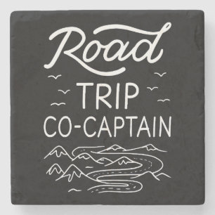Posavasos De Piedra Copiloto de viaje por carretera I - Navegador de R