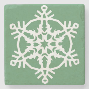 Posavasos De Piedra Copo de nieve
