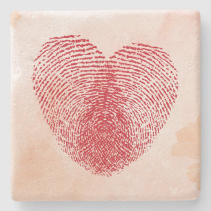Posavasos De Piedra Corazón