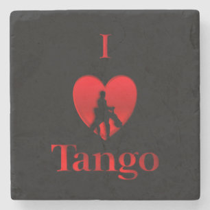 Posavasos De Piedra Corazón del tango