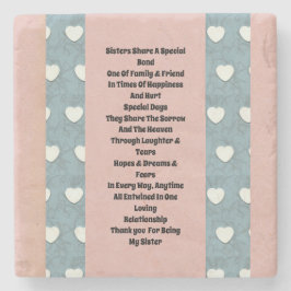 Posavasos De Piedra Corazones marismas