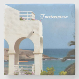 Posavasos De Piedra Corcho para vaso de Fuerteventura