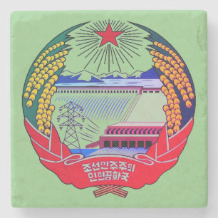 Posavasos De Piedra Corea del Norte (RPDC) Hermit Kingdom