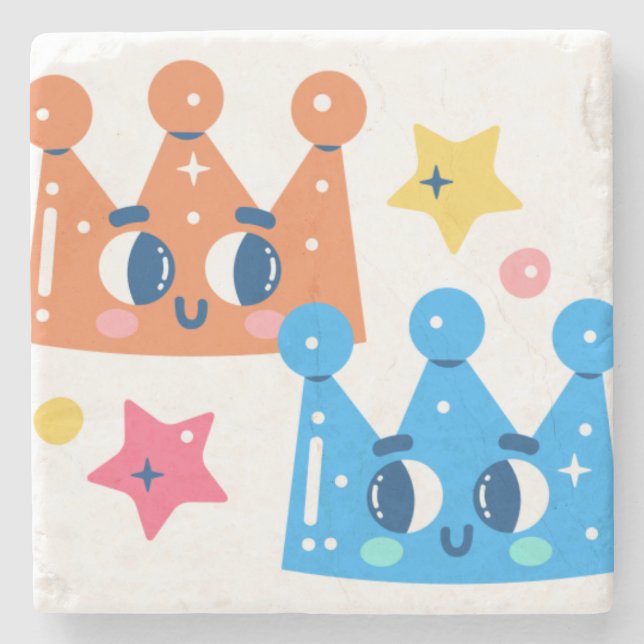 Posavasos De Piedra Corona de sirenas (Anverso)