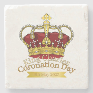 Posavasos De Piedra Corona del Día de la Coronación