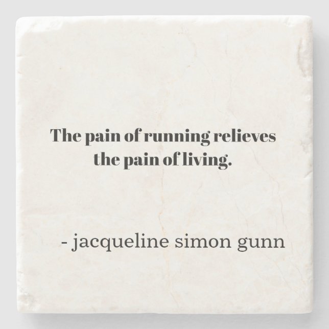 Posavasos De Piedra Corredores de inspiración  (Anverso)