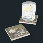 Posavasos De Piedra Cortar el amor al corazón por tus nombres de fotos<br><div class="desc">Cute HEART LOVE YOU DAD Photo Names Coasters muestra su foto favorita con el texto "(corazón de amor) you Dad" en un alfabeto blanco moderno con sus nombres a continuación. Personalice editando el texto en el cuadro de texto proporcionado y agregando su propia imagen. Perfecto para Navidades, cumpleaños y regalos...</div>