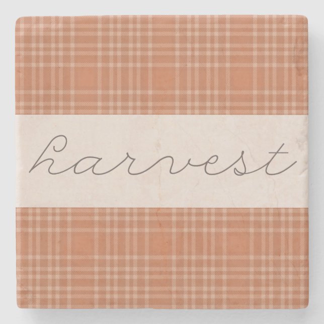 Posavasos De Piedra Cosecha - Pascua de piedra estacional (otoño) (Anverso)