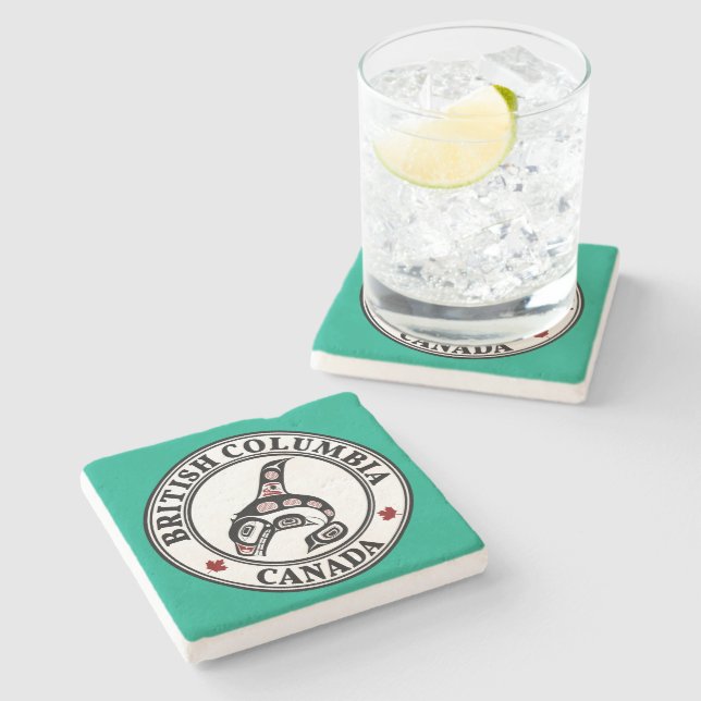 Posavasos De Piedra Costa del Pacífico Noroccidental: La ballena asesi (Lateral)