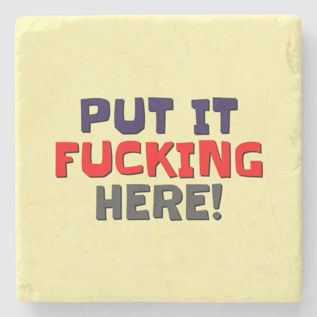 Posavasos De Piedra Costras de piedra (Anverso)