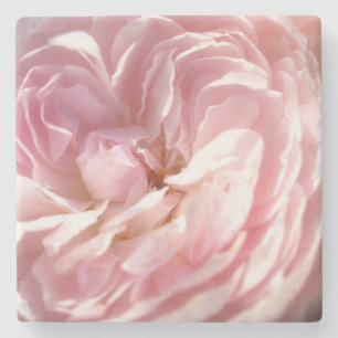 Posavasos De Piedra Costura De Flor Rosa