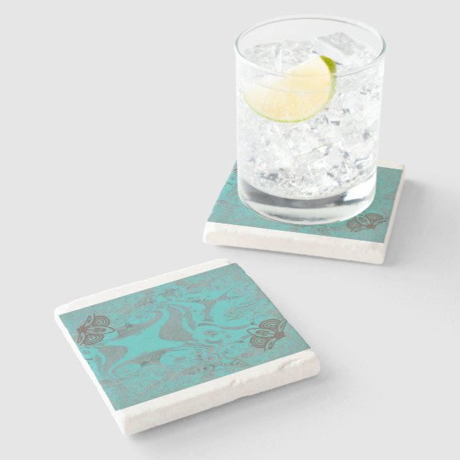 Posavasos De Piedra Costura de piedra (Lateral)