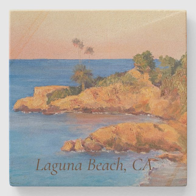 Posavasos De Piedra Costura de piedra cuadrada (Anverso)