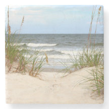 Costura de piedra de playa