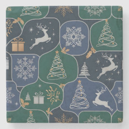 Posavasos De Piedra Cozy Christmas Magic