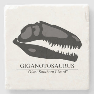 Posavasos De Piedra Cráneo del Giganotosaurus
