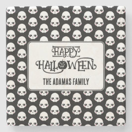 Posavasos De Piedra Cránulos Cutáneos Asombrosos Con Apellido